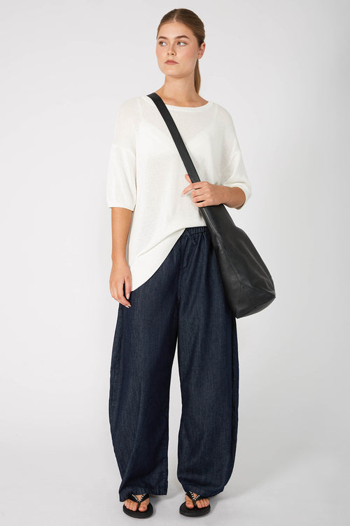 recede jean / dark indigo denim