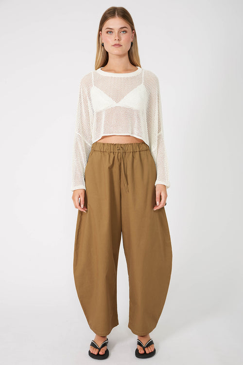 croppy crochet sleeve / ivory