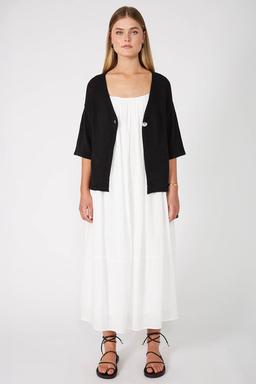 entice cardi / black