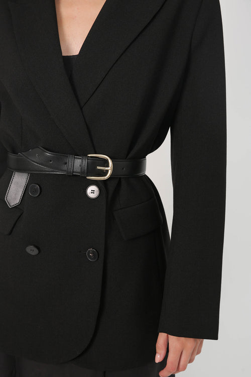 mannish belt black|gold m o o c h i - Main Image