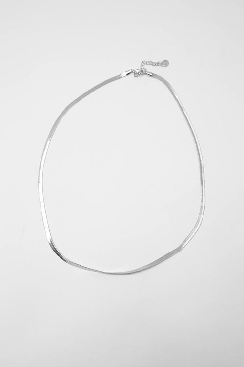 oblate necklace / silver