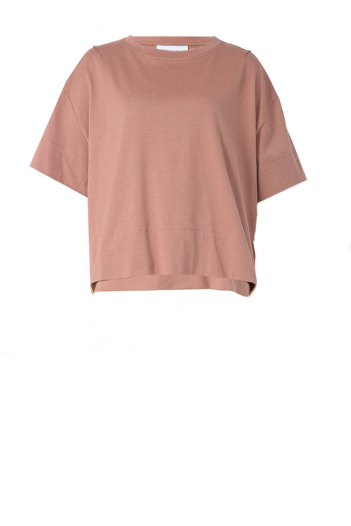 boxed tee / dusky rose pink