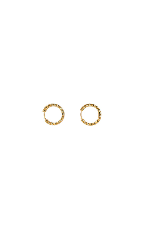 pillar earring / gold