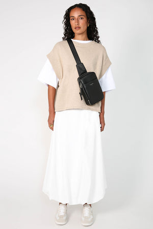 expect vest / natural marle