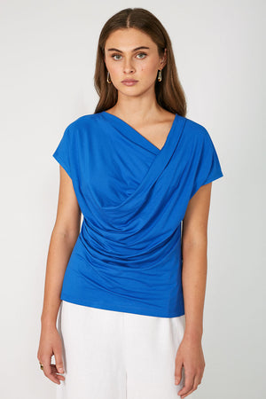 torrent tee / cobalt blue