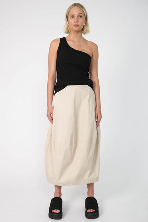 spin skirt / ecru natural