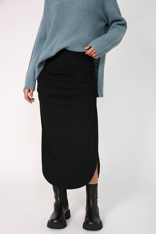leant skirt / black