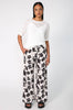 coached pant / natural|chocolate floral