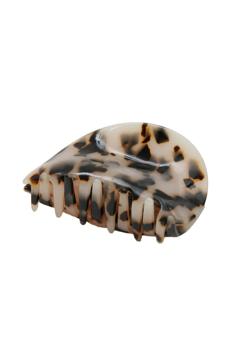 shell claw clip / neutral|brown