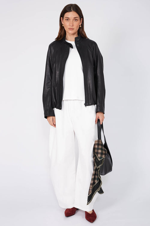 luxe bomber / black