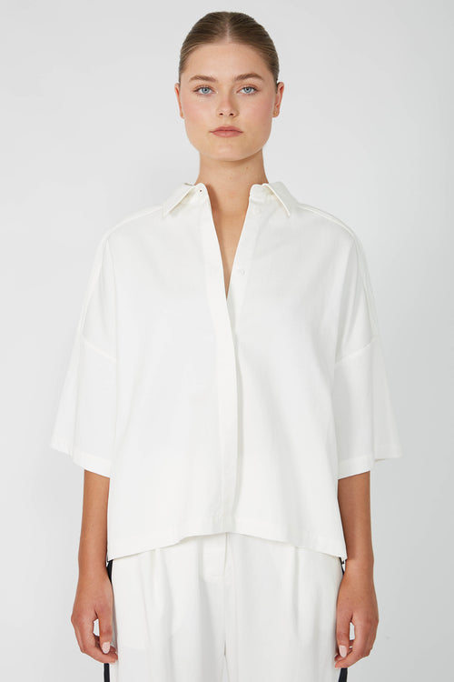 static shirt / white|black