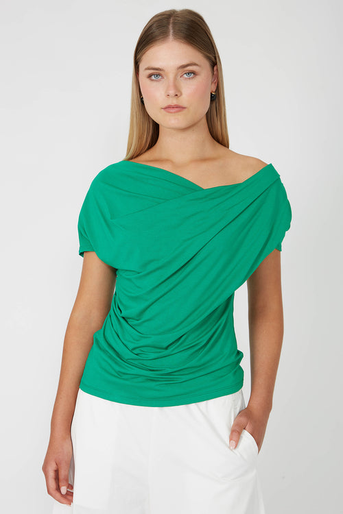 torrent tee / bright green