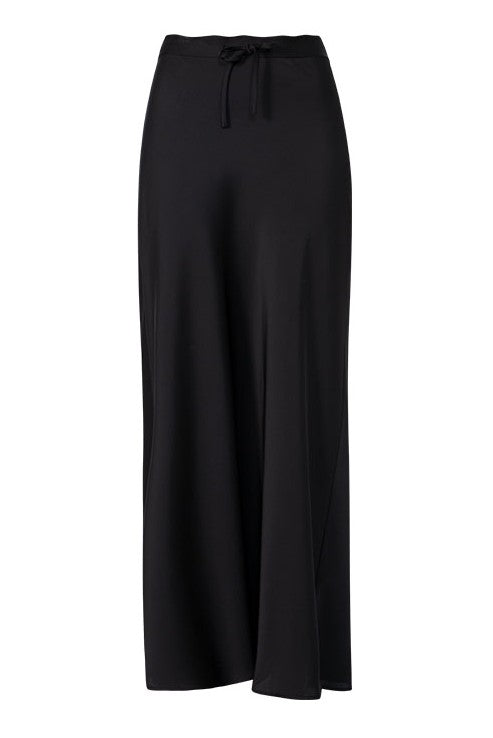 frame bias maxi skirt / black