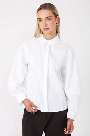 logical shirt / white