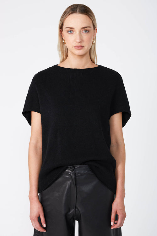 sphere sweater / black