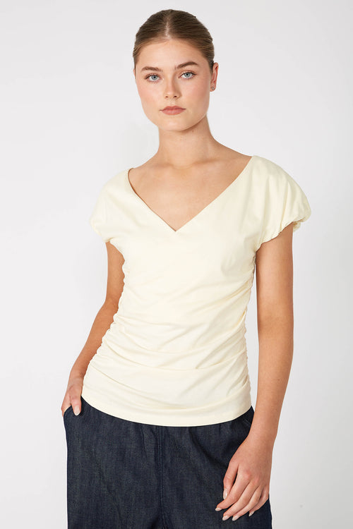 object tee / buttercream