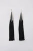 tassel earring / silver