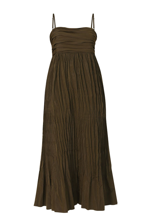 lyrical dress / khaki