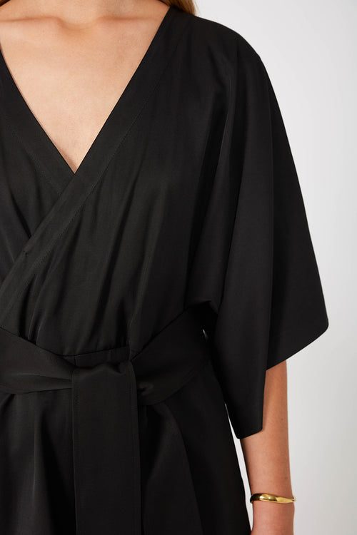 lapsed playsuit / black