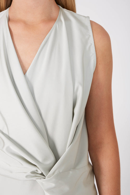 swivel dress / soft sage green