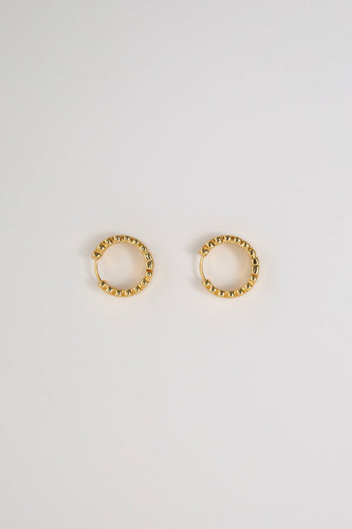 pillar earring / gold