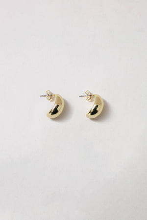mini orb earring / gold