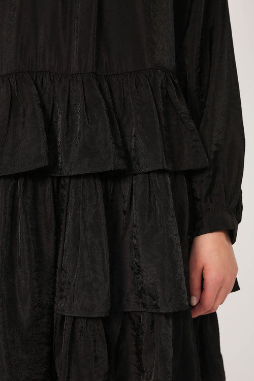 floweret dress / black