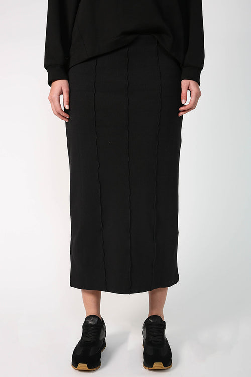 hush skirt / black