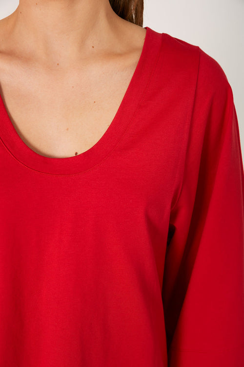 fare tee / chilli red