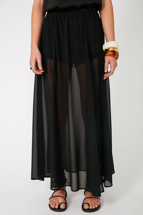joined skirt / black