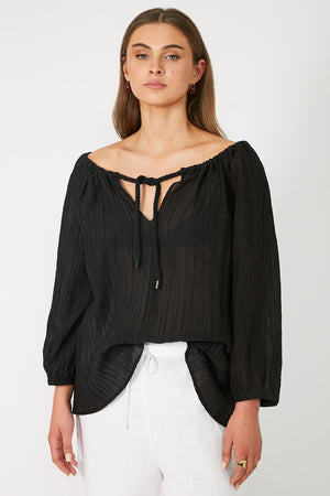 amplified top / black