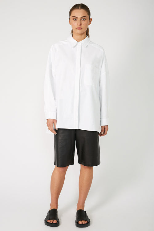tabard shirt / white