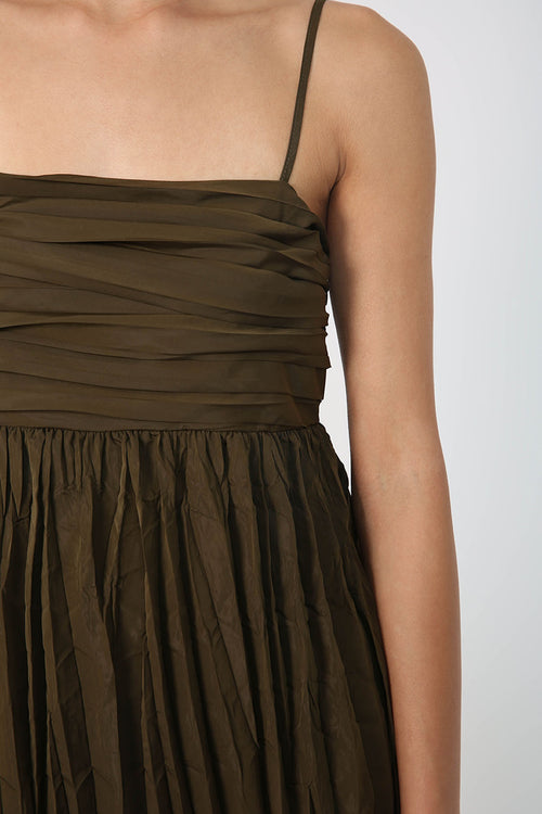 lyrical dress / khaki