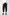 barrel pant / black