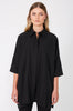 restrict tunic shirt / black