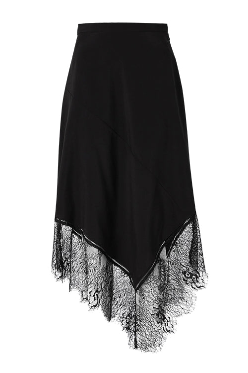 interweave maxi skirt / black