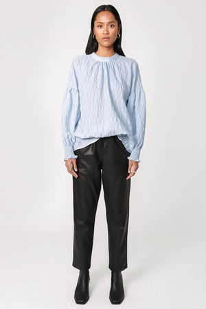 appoint top / sky blue