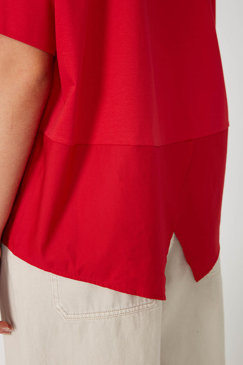 headstart tee / deep red