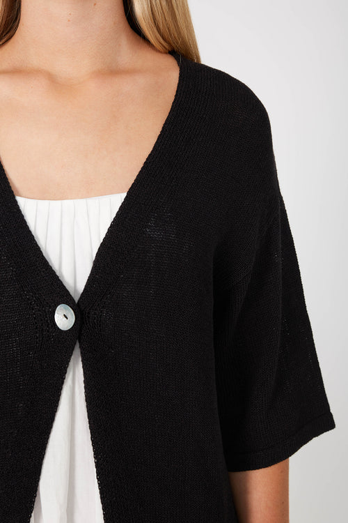 entice cardi / black