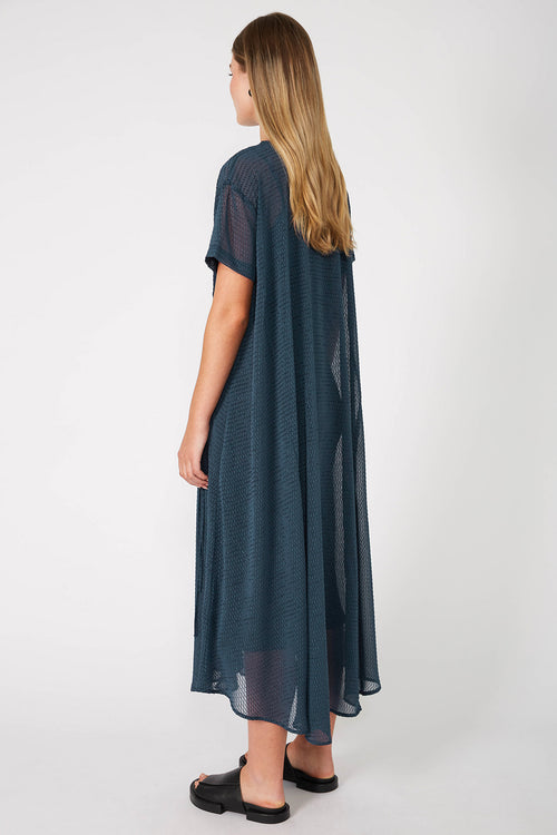 wisp midi dress / indigo navy