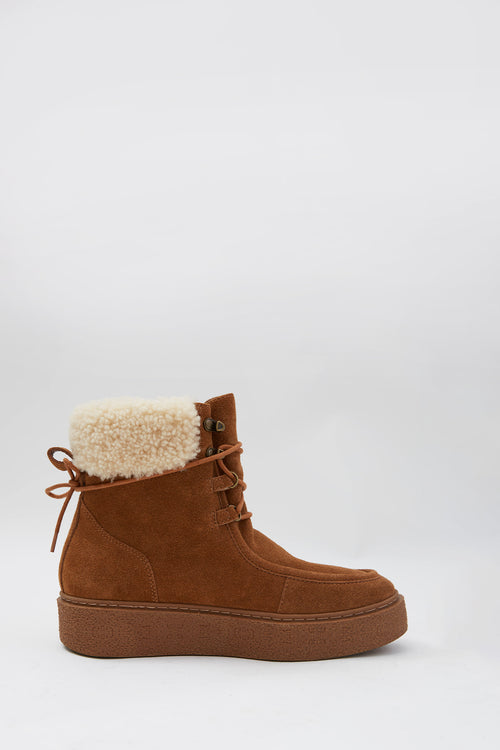 shearl boot / tan