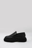 grid loafer / black