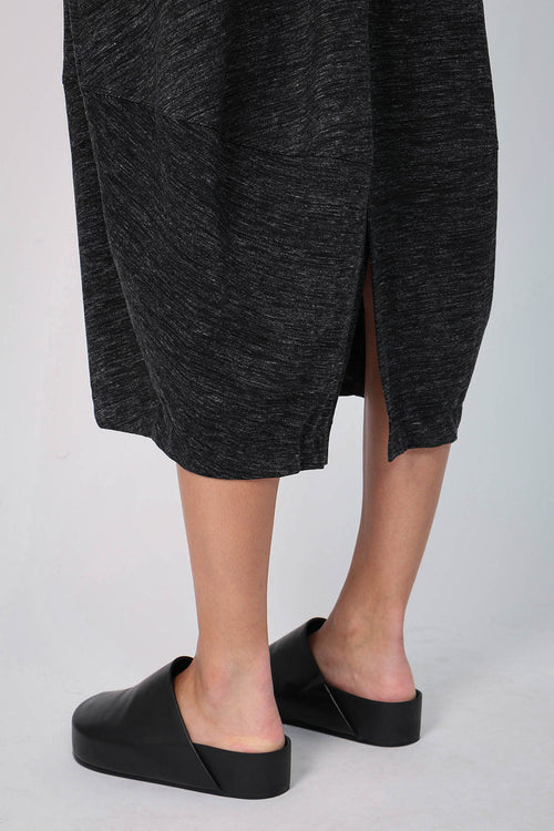 spin dress / charcoal fleck