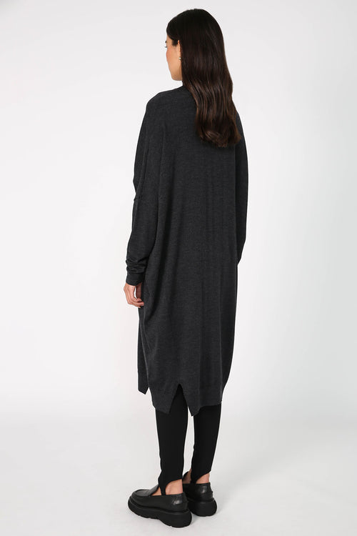 balance dress / charcoal marle