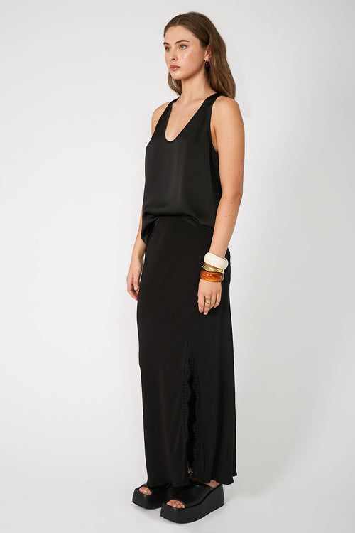 solace skirt / black