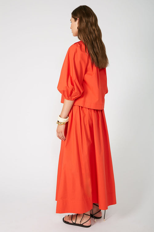 cohesive skirt / tigerlily orange