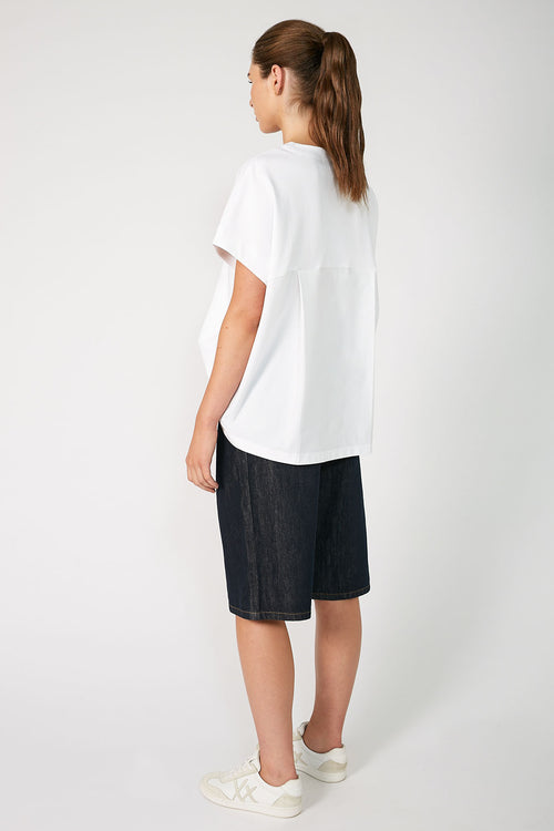 furtive denim short / indigo blue denim