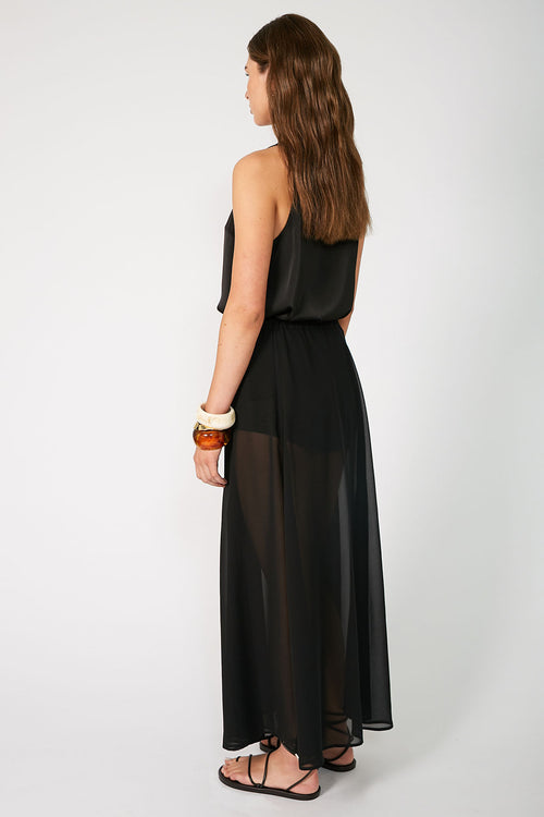 joined skirt / black