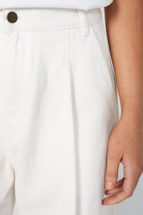 pillar short / ecru natural