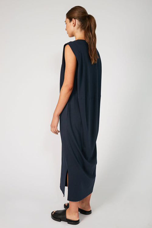 seek maxi dress / french ink